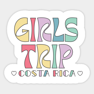 Girls Trip Costa Rica Bachelorette Weekend Sticker